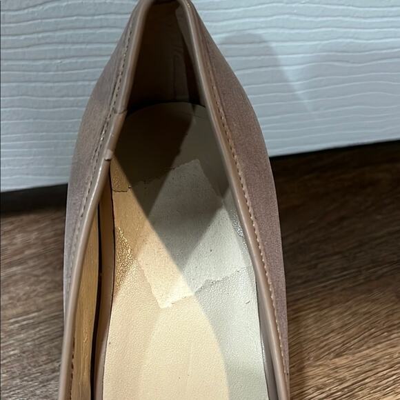 Taryn Rose Tan Peep-Toe Heels - Picture 6 of 10